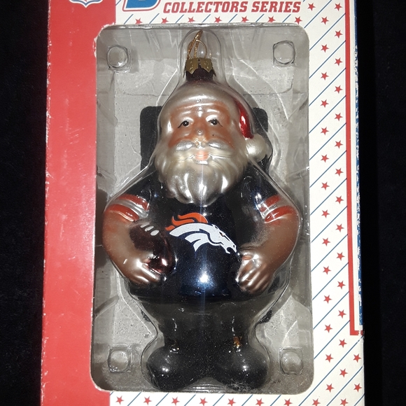NFL Denver Broncos Christmas Ornament Santa - Picture 3 of 15